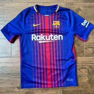 Nike FC Barcelona Blue and Red Jersey